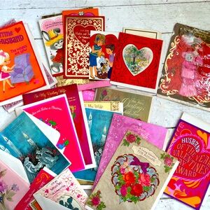 HUGE collection of vintage 1950s *UNUSED* cards!